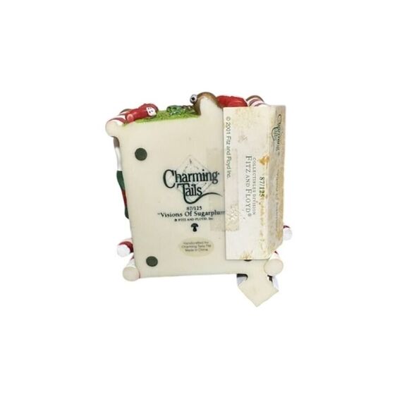 CharmingTails Fitz and Floyd 87/125 Visions of Sugar Plums 2002 - Picture 7 of 7